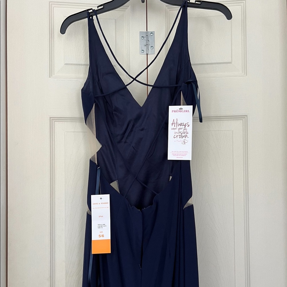 Navy formal/prom dress - Picture 5 of 6